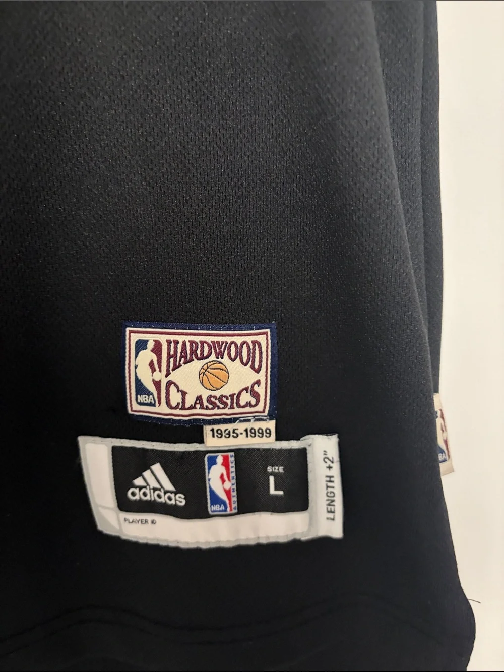 adidas Black Basketball Jersey with Red and Orange Trim - James 6